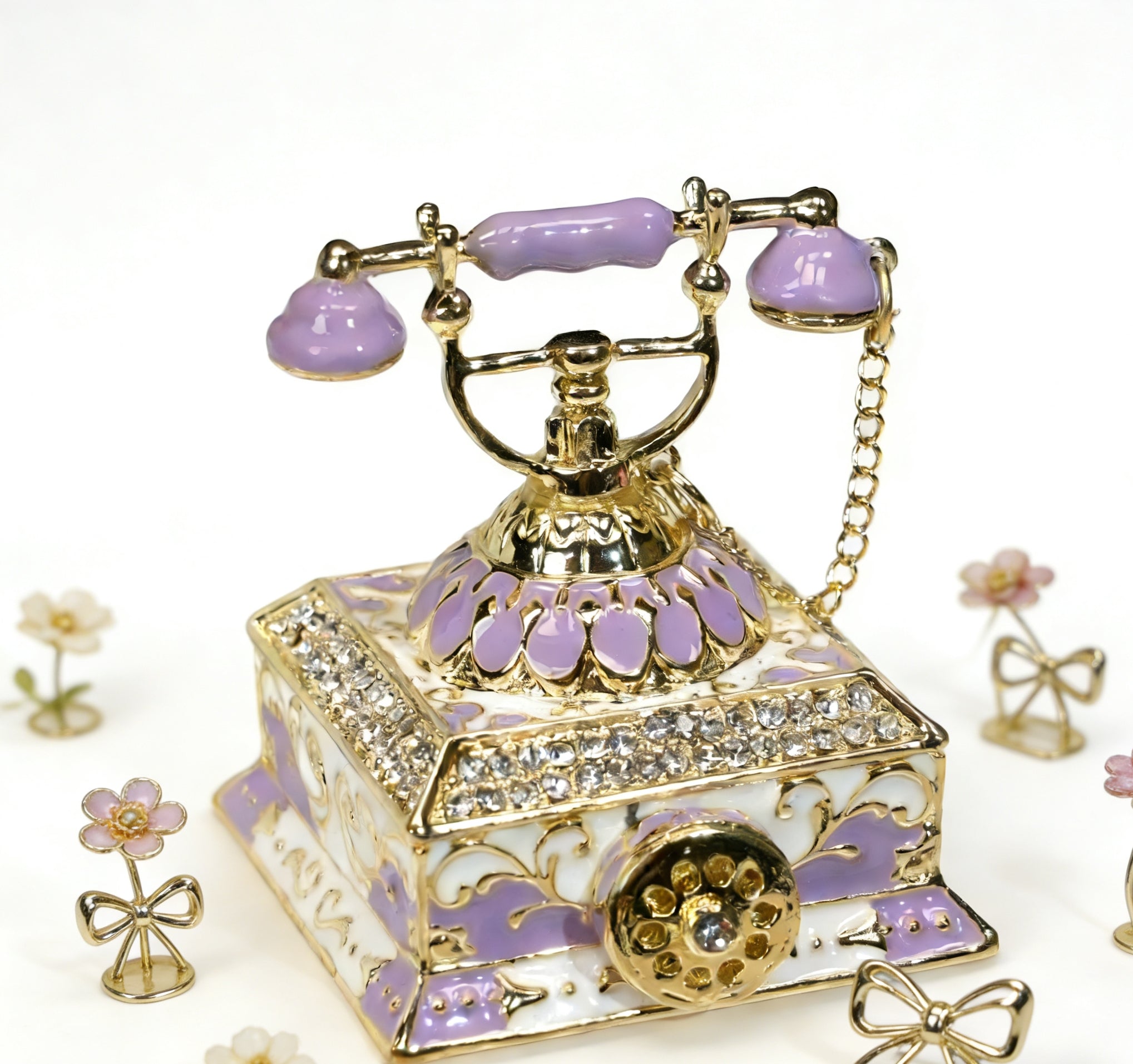 Metal enamel suitable for handcrafted crafts, phone decorations, jewelry boxes, rings, earrings, and storage
