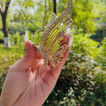 Schmuckschatulle mit Schwalbenschwanz-Schmetterling aus Emaille
