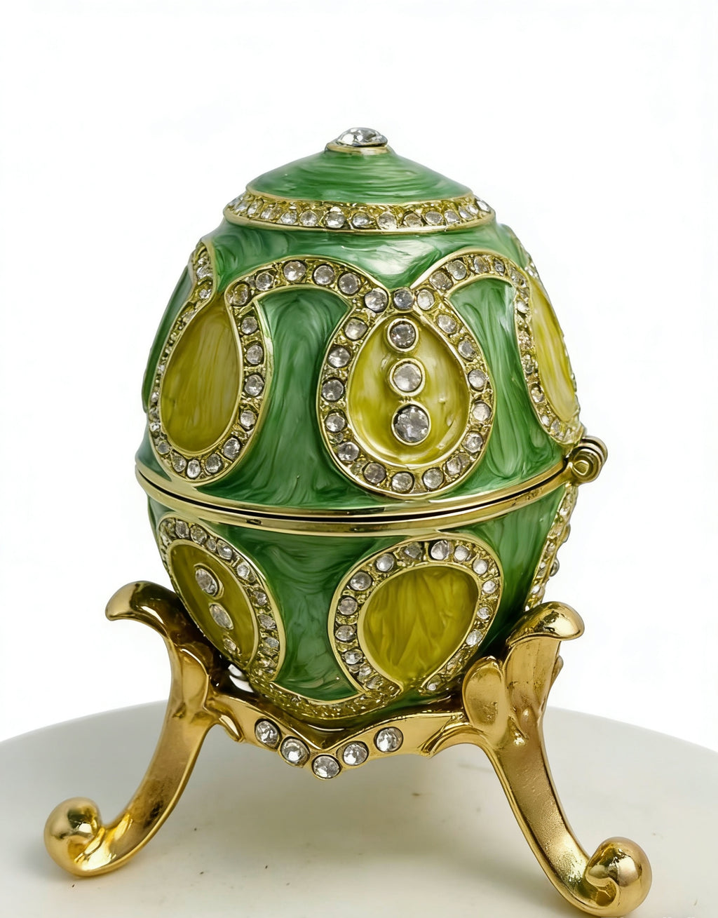 Osterei Emaille Schmuckkästchen Ornament