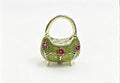 Miniature Enamel Small Purse Necklace Pendant – Unique Gift for Festivals, Anniversaries, and Birthdays