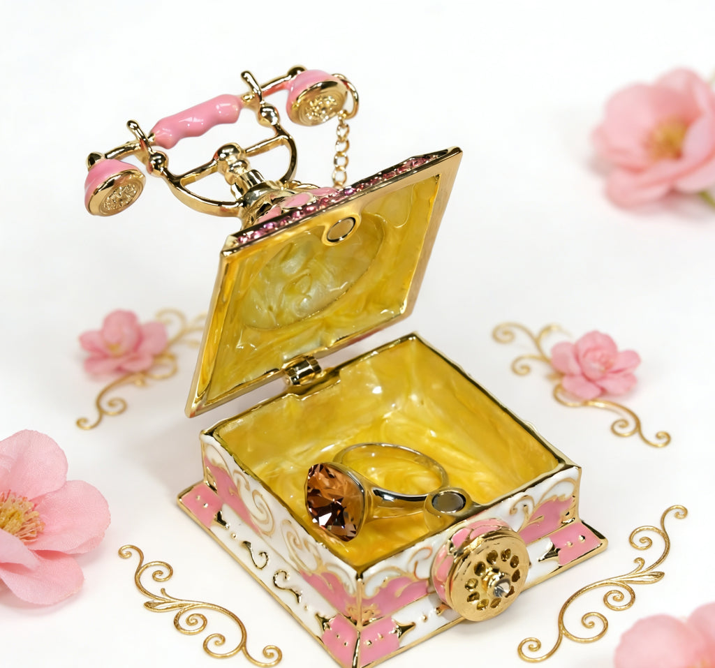 Metal enamel suitable for handcrafted crafts, phone decorations, jewelry boxes, rings, earrings, and storage