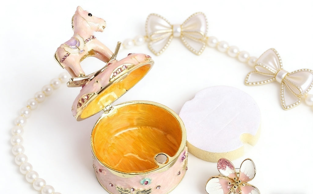 Enamel Craft Creative Home Decor: Internet Celebrity Light Luxury Cute Cartoon Wooden Horse Desktop Ornament Gift