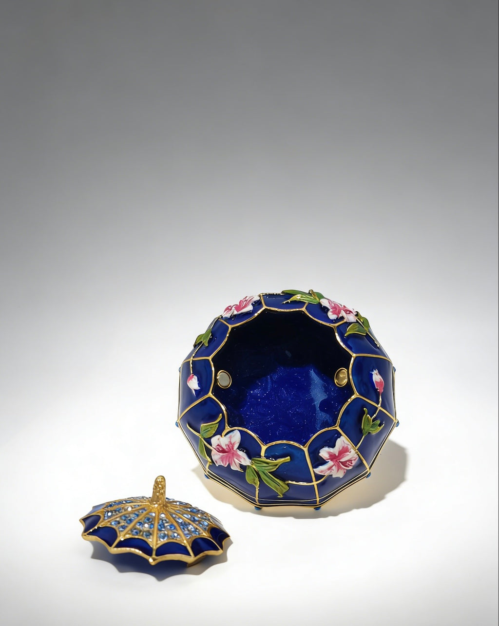 Regenschirm-Emaille-Schmuckkästchen-Ornament