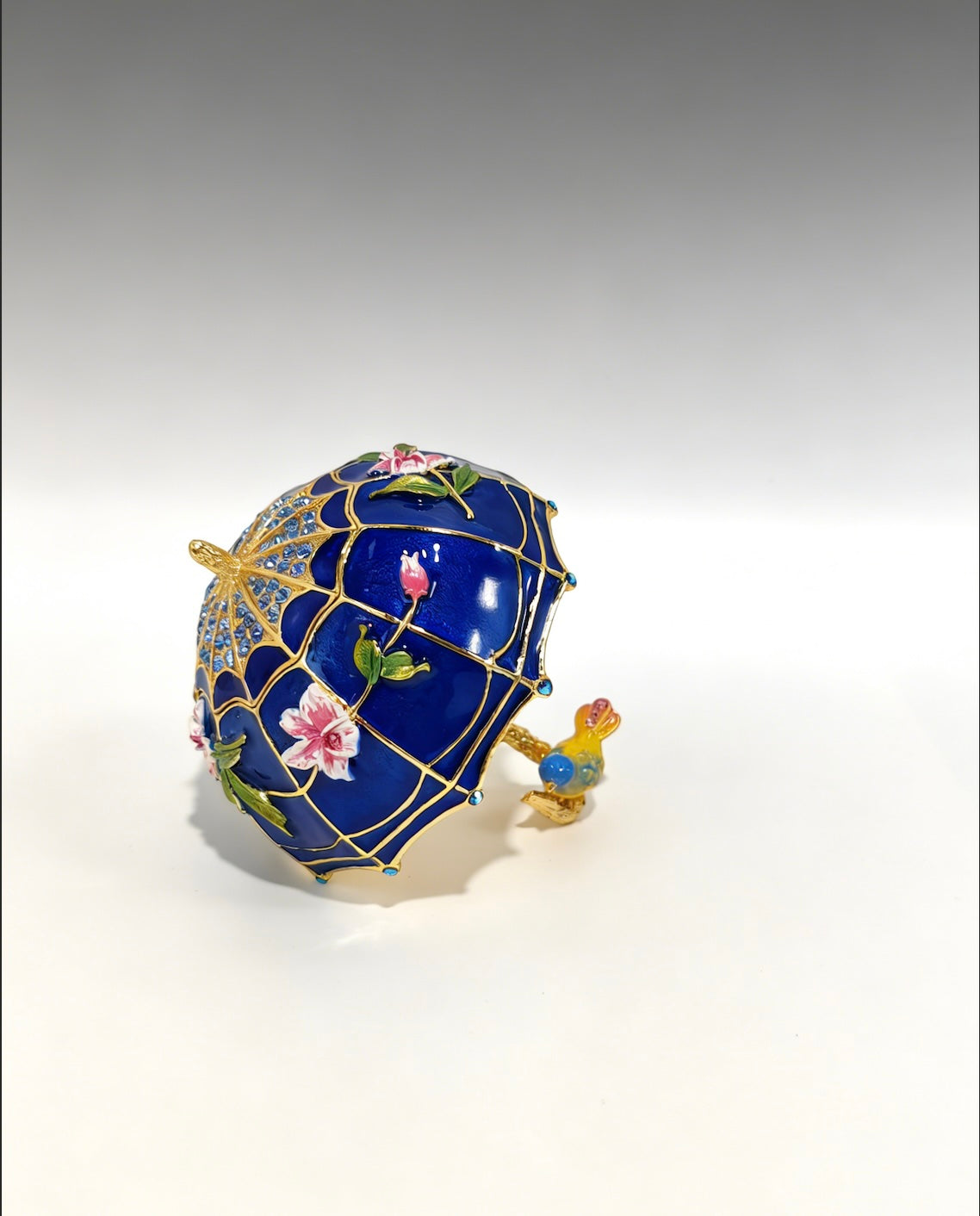 Regenschirm-Emaille-Schmuckkästchen-Ornament