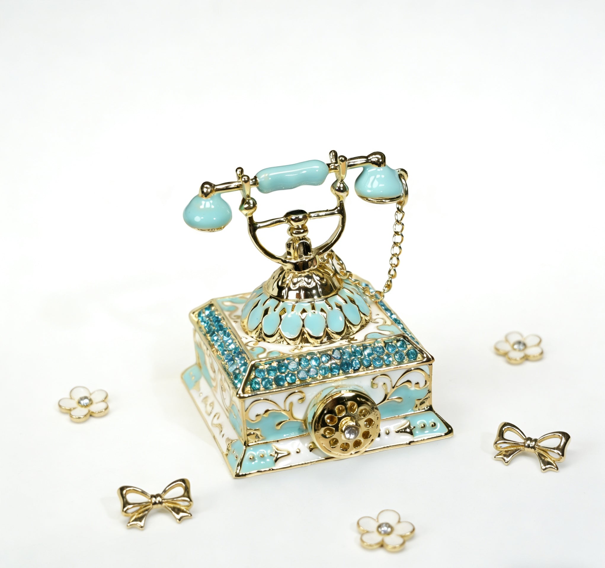 Metal enamel suitable for handcrafted crafts, phone decorations, jewelry boxes, rings, earrings, and storage