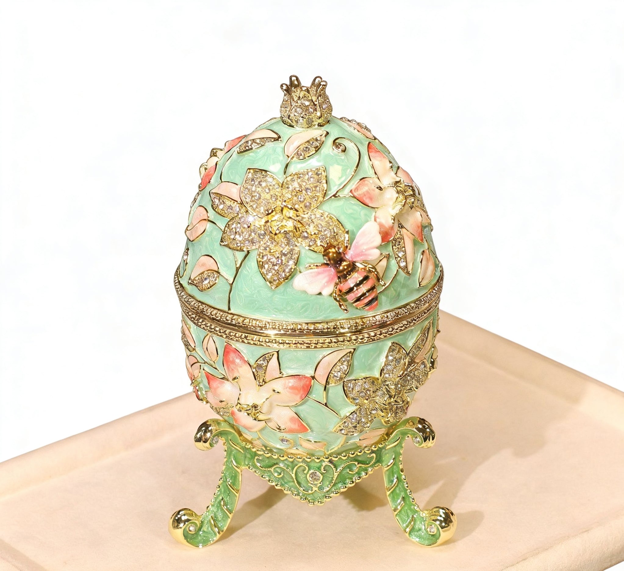 Metal enamel suitable for handcrafted crafts, sealed Easter egg decorations, jewelry boxes, rings, earrings, and storage