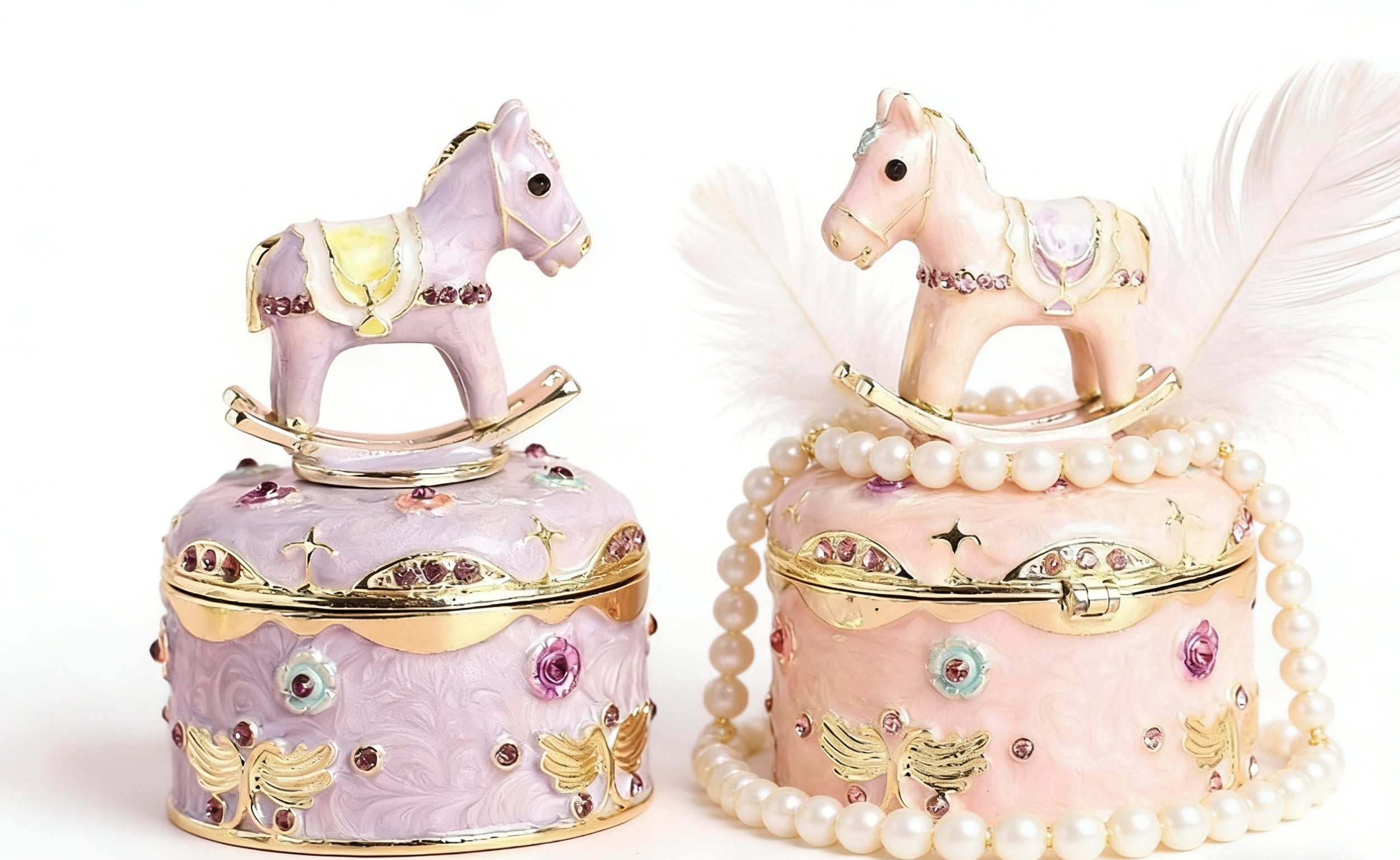 Enamel Craft Creative Home Decor: Internet Celebrity Light Luxury Cute Cartoon Wooden Horse Desktop Ornament Gift